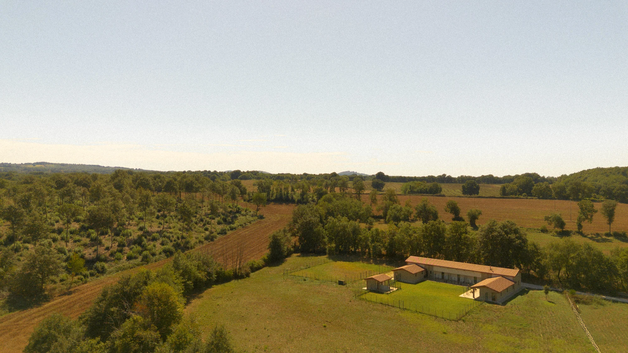 Le colline della Maremma all’alba
